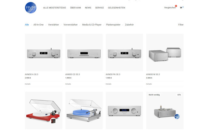 AVM, Verstärker, Streamer, Phono-pre