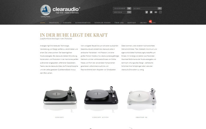 Clearaudio Plattenspieler