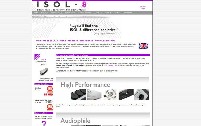 ISOL8 Stromfilter